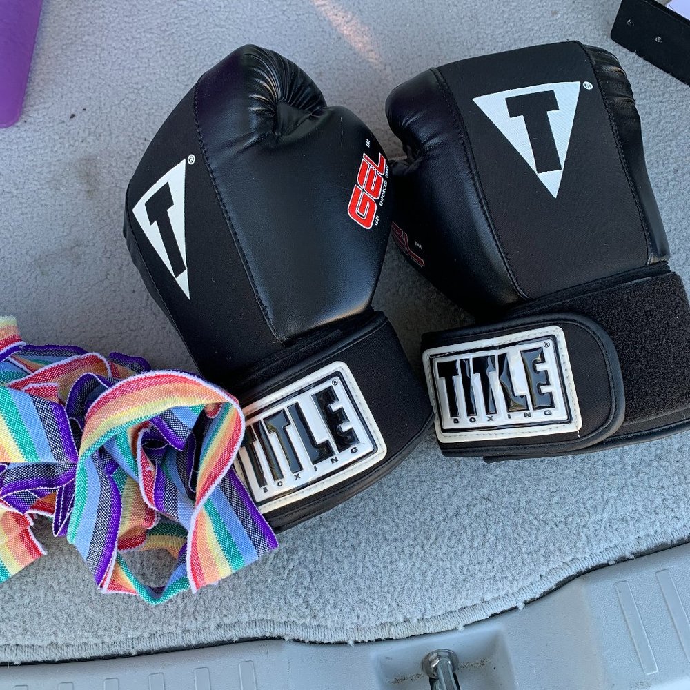 Boxing Gloves and Hand Wrap